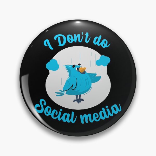 Item preview, I don't do social media designed and sold by Salkian.
