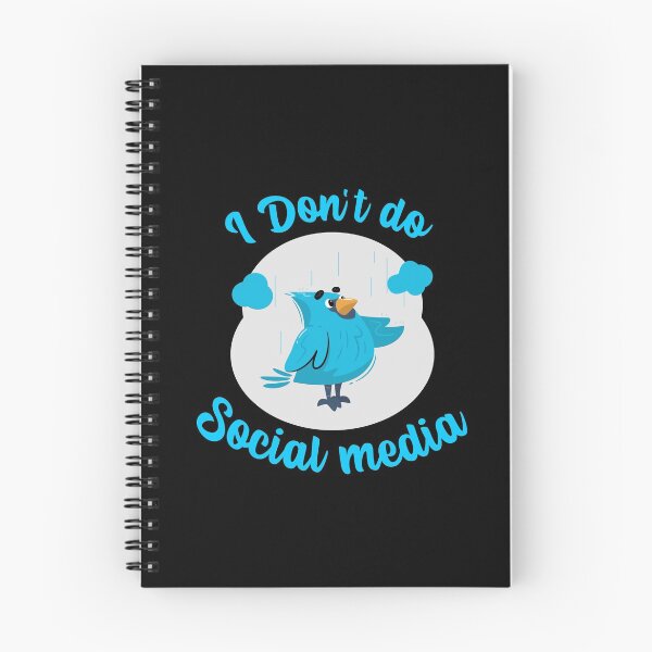 Item preview, I don't do social media designed and sold by Salkian.