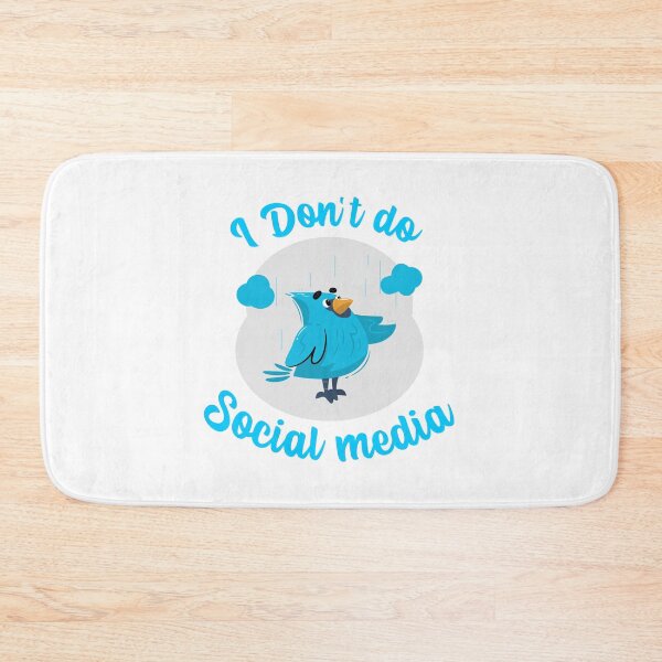 Item preview, I don't do social media designed and sold by Salkian.