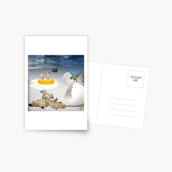 Time For Breakfast Postcard