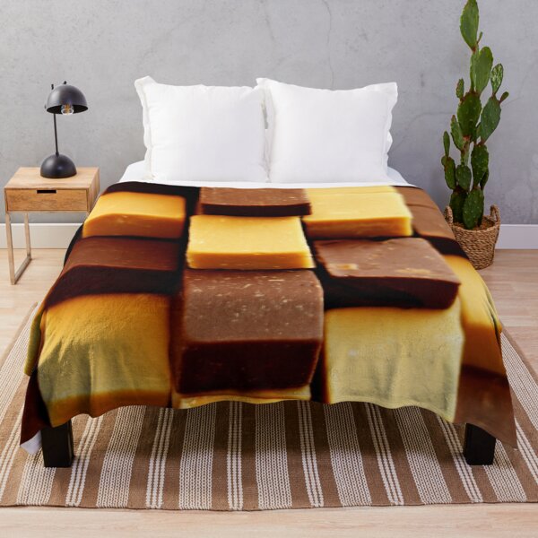 Item preview, caramel candies or toffee pieces in cube shape arranged in a candy store designed and sold by Michaelerch.