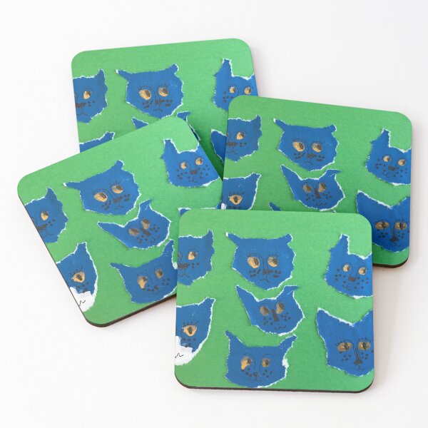 Item preview, Seven blue cats designed and sold by ANN KELLEY.