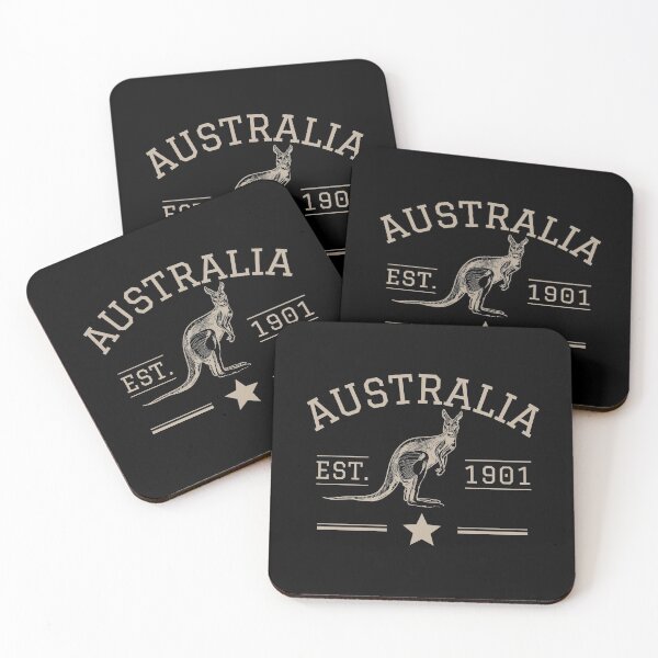 Item preview, Australia Down Under Kangaroo Vintage Athletic Style  designed and sold by Hoiho Adventure Shirts.