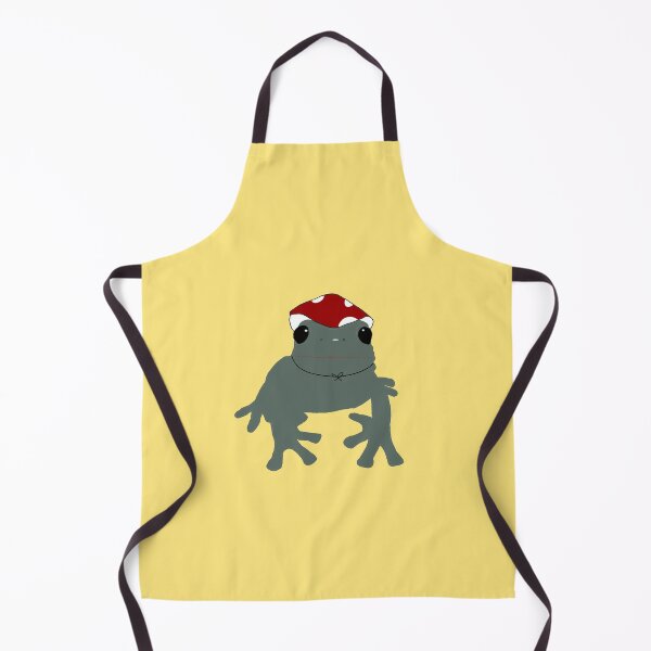 Item preview, frog with a mushroom hat designed and sold by maybechickentho.