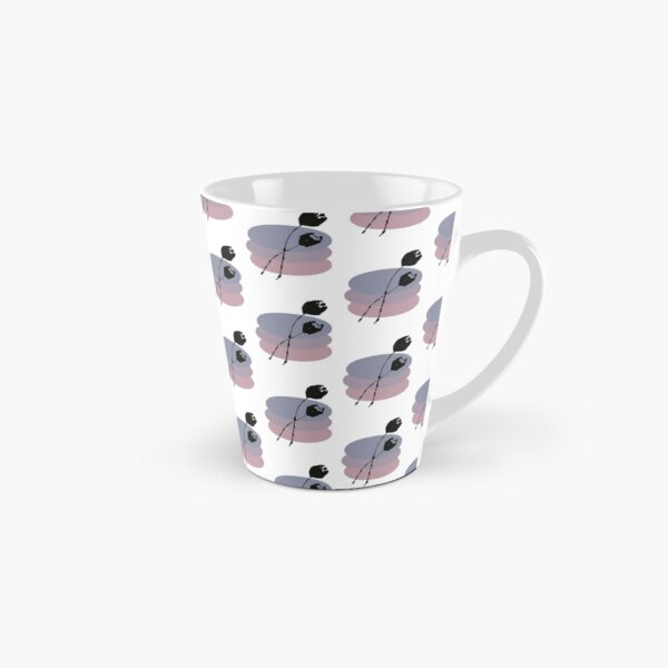 Pastel and Black Ink Tulip Tall Mug