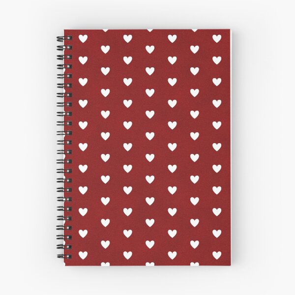 Item preview, red valentines heart patterned designed and sold by ImagineKaye.
