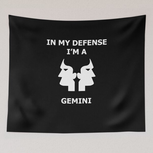 Item preview, In my defense I'm a Gemini designed and sold by Taliesin-Shop.