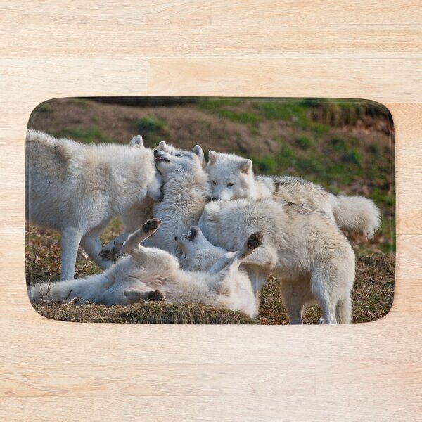 Item preview, Arctic Wolves Playing designed and sold by Michael Cummings.