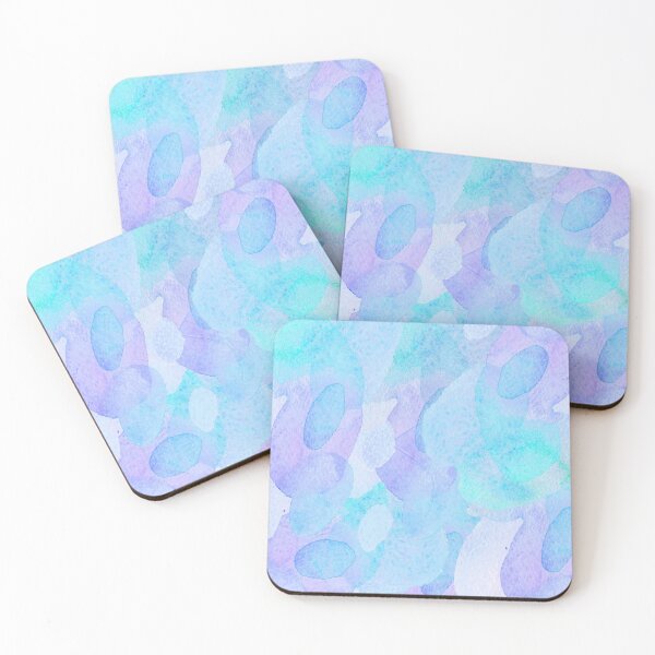 Item preview, watercolor stained blue- turquoise colored  designed and sold by venus-ian.