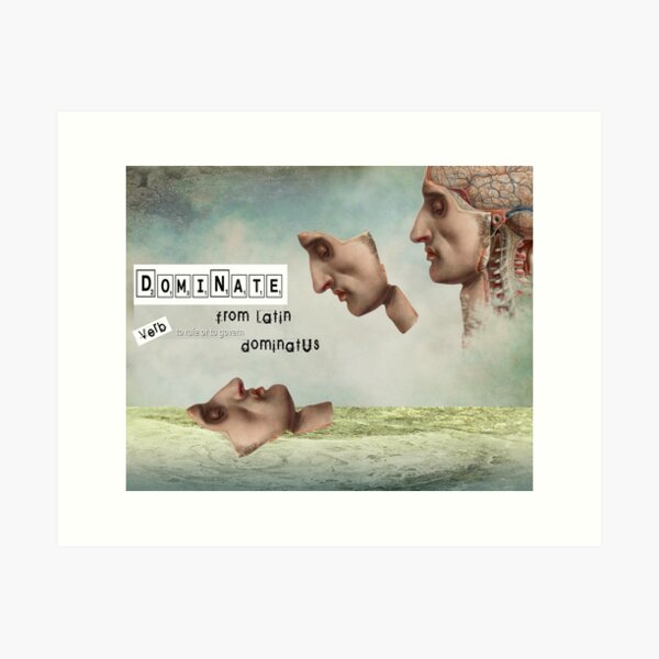 Brainy People Dominating The Situation Art Print