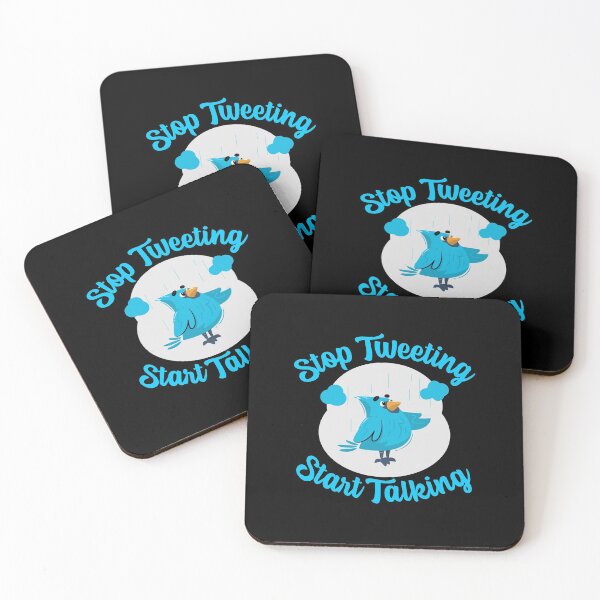 Item preview, Stop tweeting start talking designed and sold by Salkian.
