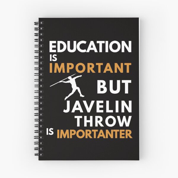 Item preview, Education Is Important But Javelin Throw Is Importanter, Funny Javelin Design, Javelin Quote, Javelin thrower designed and sold by Aerial Addicts.