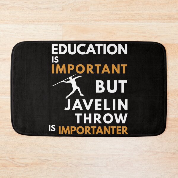 Item preview, Education Is Important But Javelin Throw Is Importanter, Funny Javelin Design, Javelin Quote, Javelin thrower designed and sold by Aerial Addicts.