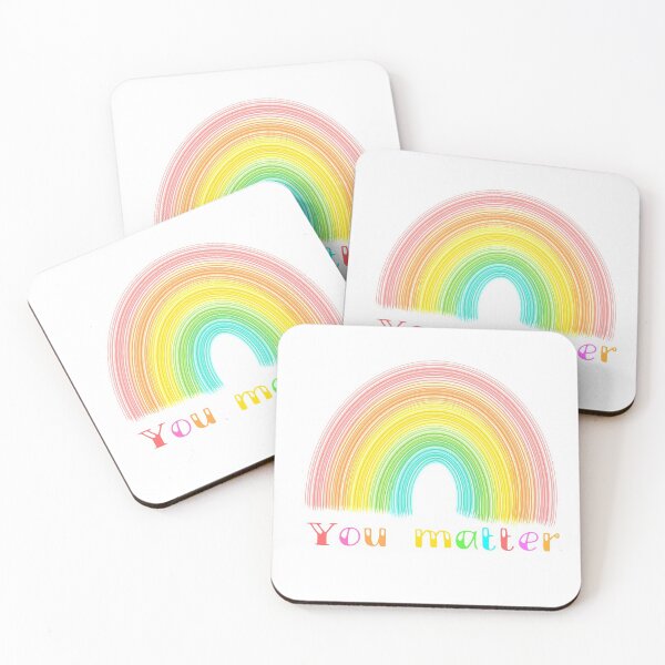 Item preview, You Matter Rainbow | White Background designed and sold by ilustraliza.