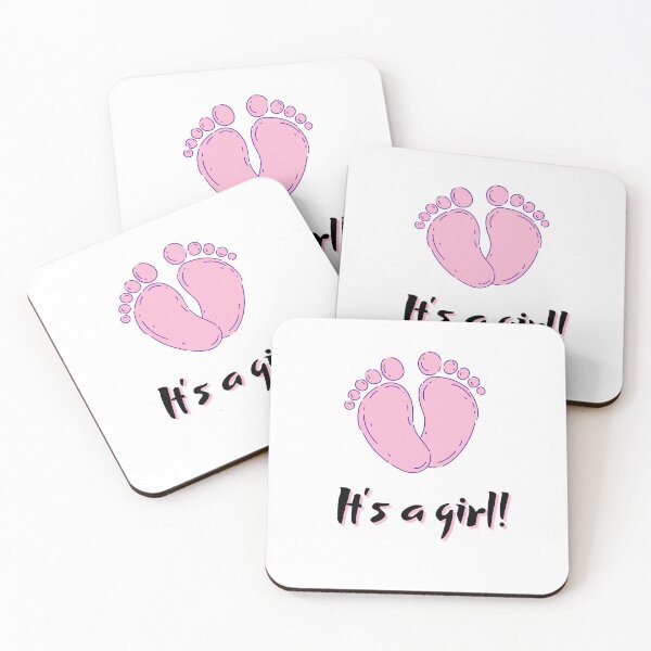 Item preview, It's a girl! designed and sold by Imakeyouhappy.