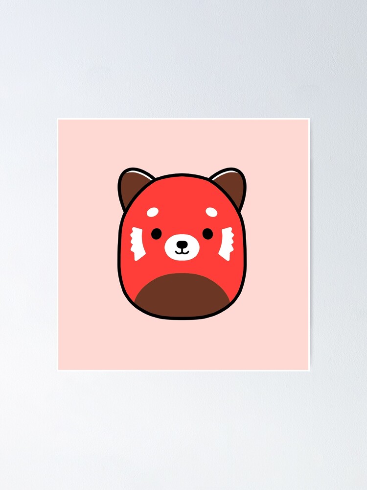 Red Panda Squishmallow Poster For Sale By Squishmallowart Redbubble