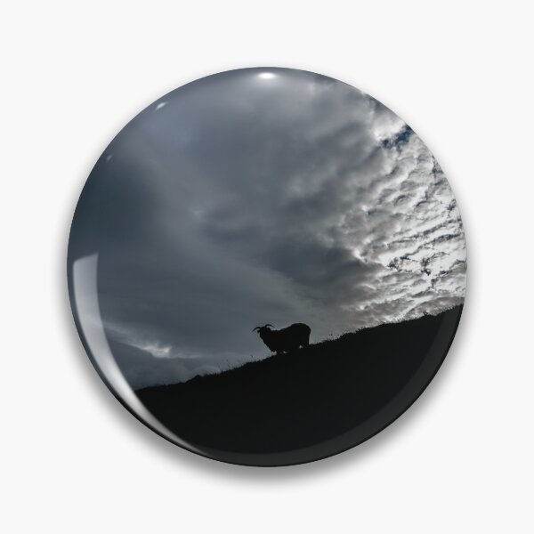 Item preview, In the dark, a lone sheep wanders on Croagh Patrick mountain in Ireland designed and sold by AlbertMi.