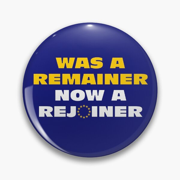 Was a Remainer, now a Rejoiner Pin