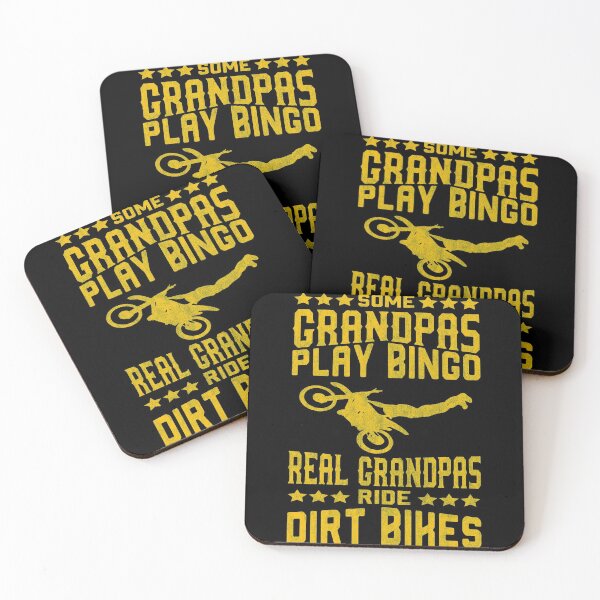 Item preview, Some Grandpas Play Bingo Real Grandpas Ride Dirt Bikes designed and sold by helliazidi.