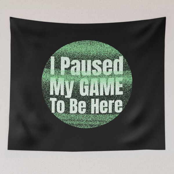 Item preview, I Paused My Game To Be Here designed and sold by DiscGolfTees.