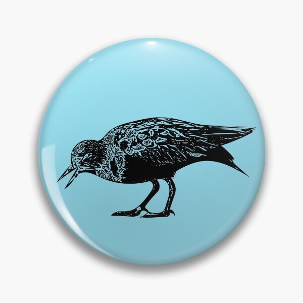 Item preview,  Ruddy Turnstone Black Print  designed and sold by designsasstultd.