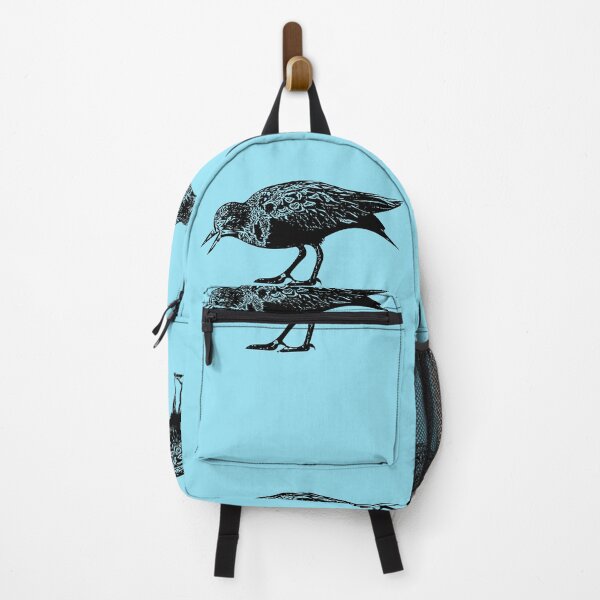 Item preview, Ruddy Turnstone Black Print designed and sold by designsasstultd.