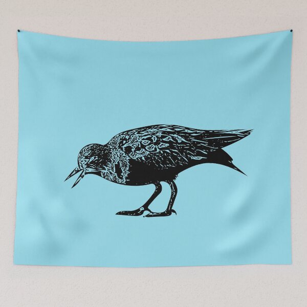 Item preview,  Ruddy Turnstone Black Print  designed and sold by designsasstultd.