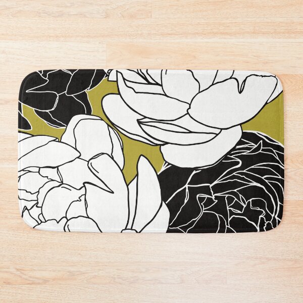 Item preview, Peony, line drawing of peaonies designed and sold by marina63.