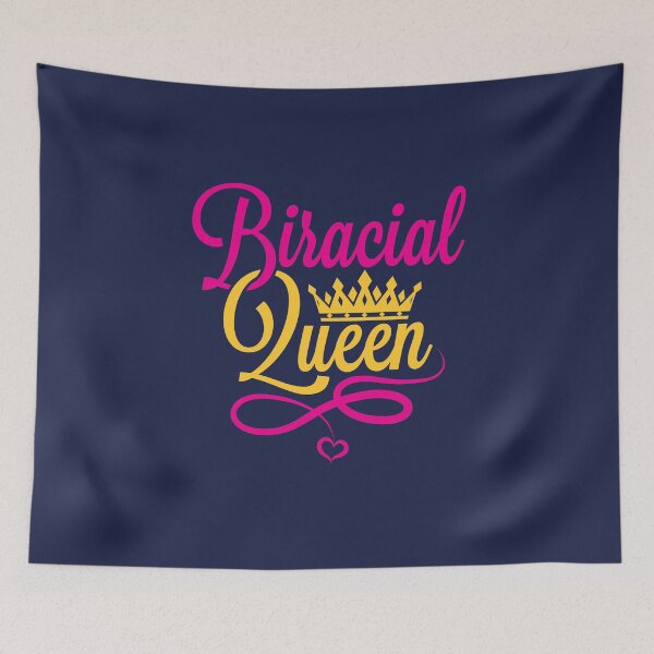 Item preview, Biracial Queen Mixed Race Mixed Chicks Women Girls designed and sold by jaygo.