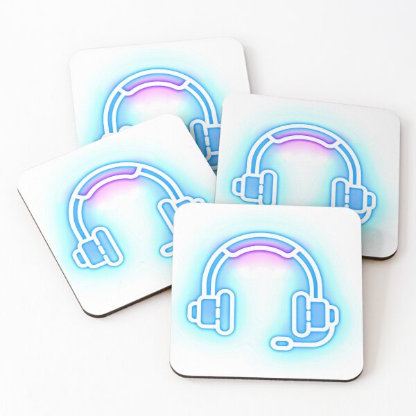 Item preview, Neon Headphones Design  designed and sold by nikolosix.