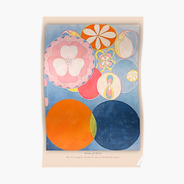 High Res Hilma af Klint Childhood No.2 1907 Poster