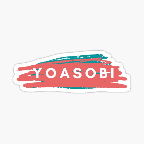 YOASOBI paint abstract Sticker