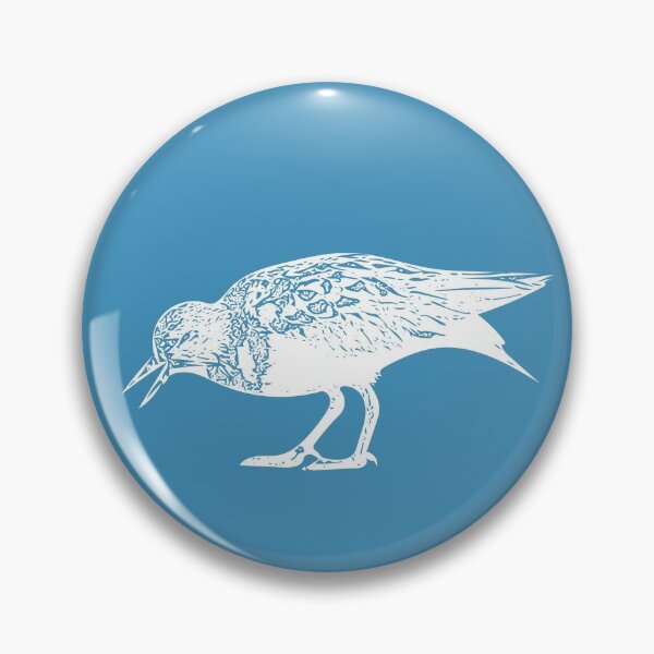 Item preview,  Ruddy Turnstone White Print  designed and sold by designsasstultd.