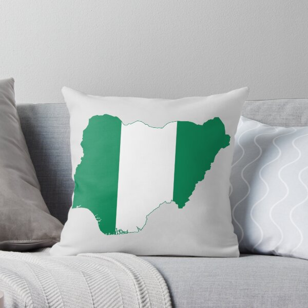 Item preview, Flag Map of Nigeria  designed and sold by abbeyz71.