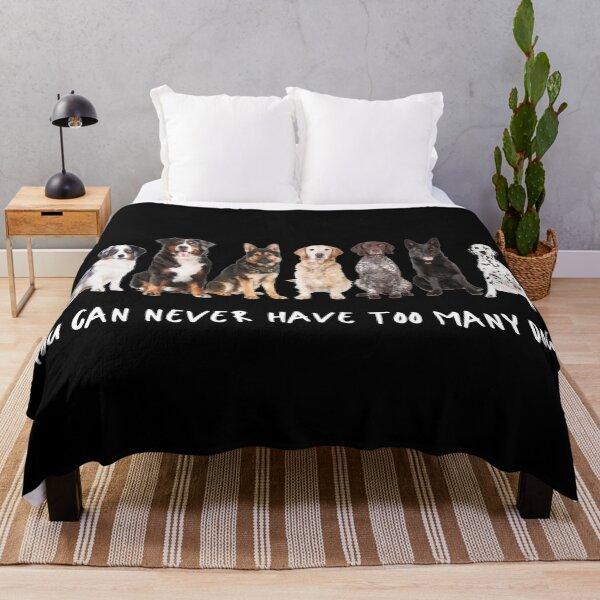 Item preview, You can never have too many dogs. Photograph, capitals, text. designed and sold by JellyBeenzz.