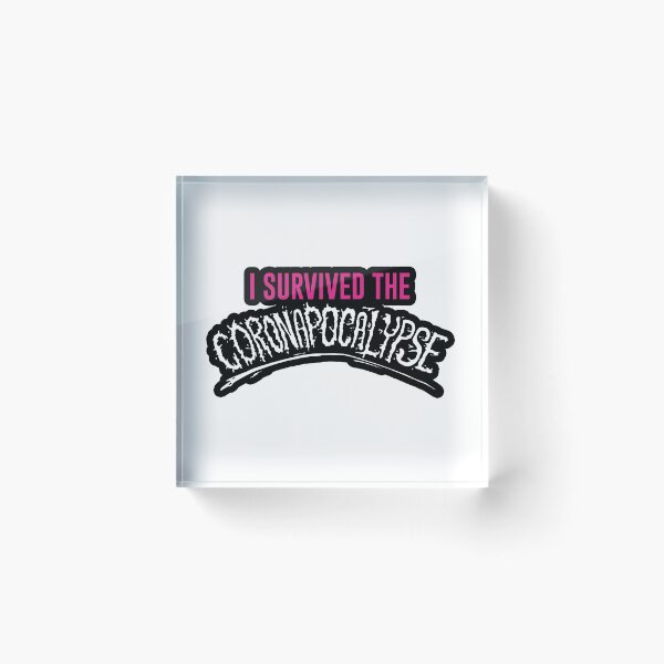 Item preview, I SURVIVED THE CORONAPOCALYPSE designed and sold by The "I Love Everything" Shop.