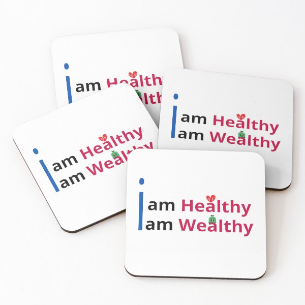 Item preview, I am Healthy I am Wealthy designed and sold by Perfect For You.