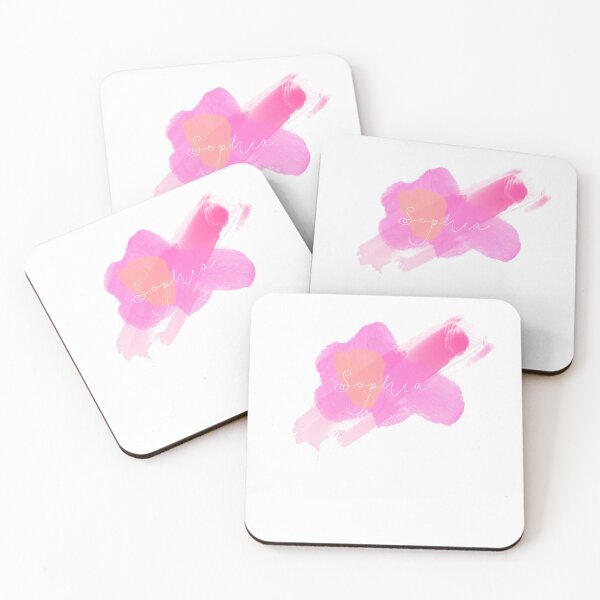 Item preview, Sophia ~ pink and white personalised baby/ kids designed and sold by K Strachan.
