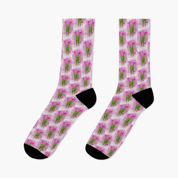 Item preview, Paired Pink Tulips designed and sold by Gabrielle Struzik.