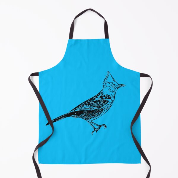 Item preview, Steller's Jay Black Print designed and sold by designsasstultd.
