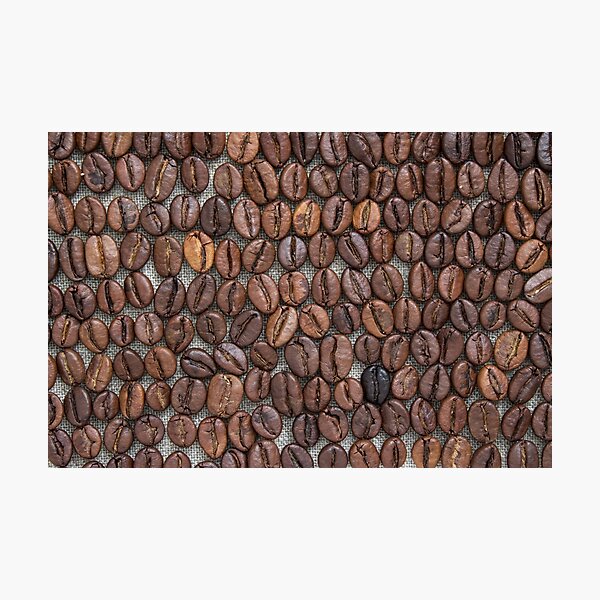 Item preview, Coffee beans on a linen tablecloth. designed and sold by olhakozachenko.