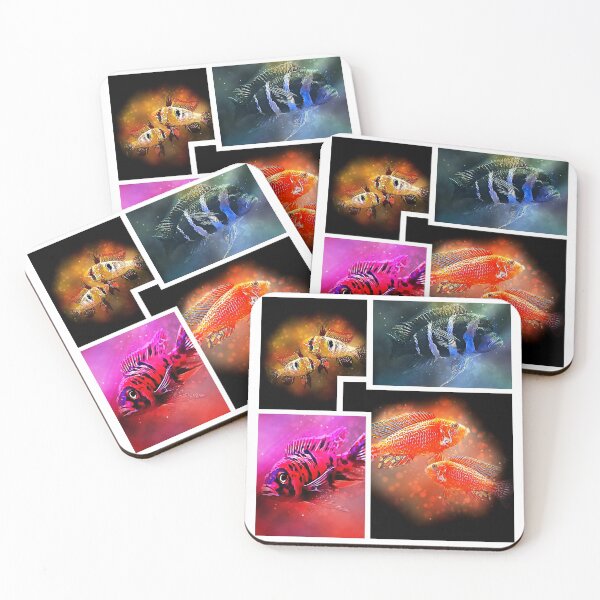 Item preview, Cichlid Collage designed and sold by GFishy.