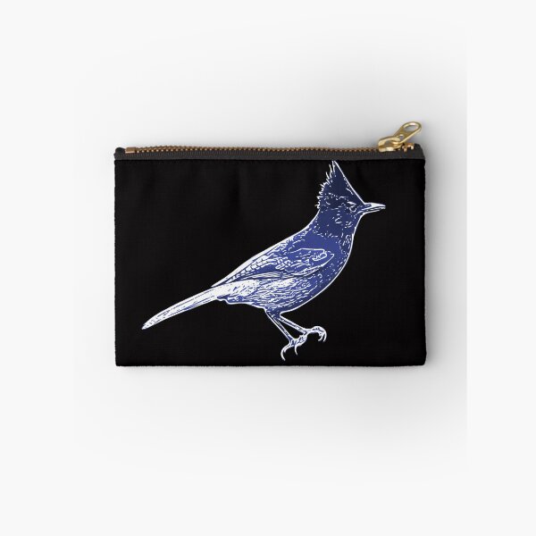 Item preview, Steller's Jay Blue White Print  designed and sold by designsasstultd.