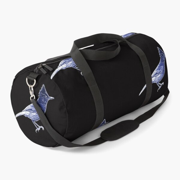 Item preview, Steller's Jay Blue White Print  designed and sold by designsasstultd.