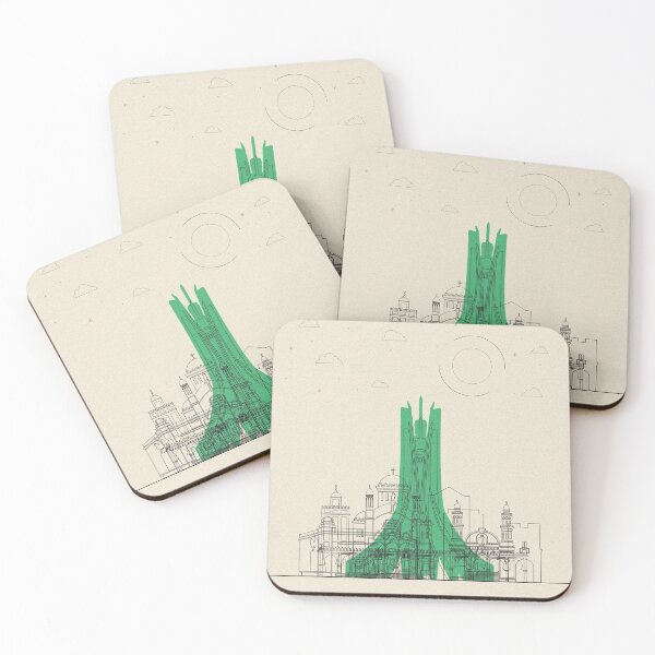 Item preview, Abstract City Posters: Algiers, Algeria designed and sold by A Deniz Akerman.