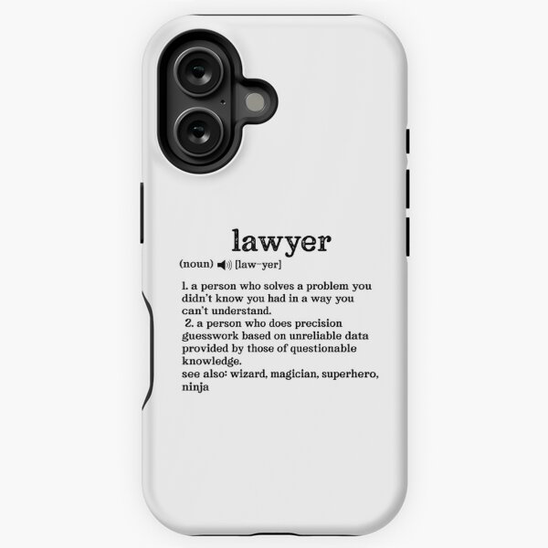Item preview, Lawyer Definition; See also: Wizard, Magician, Superhero, Ninja designed and sold by TeesYouWant.