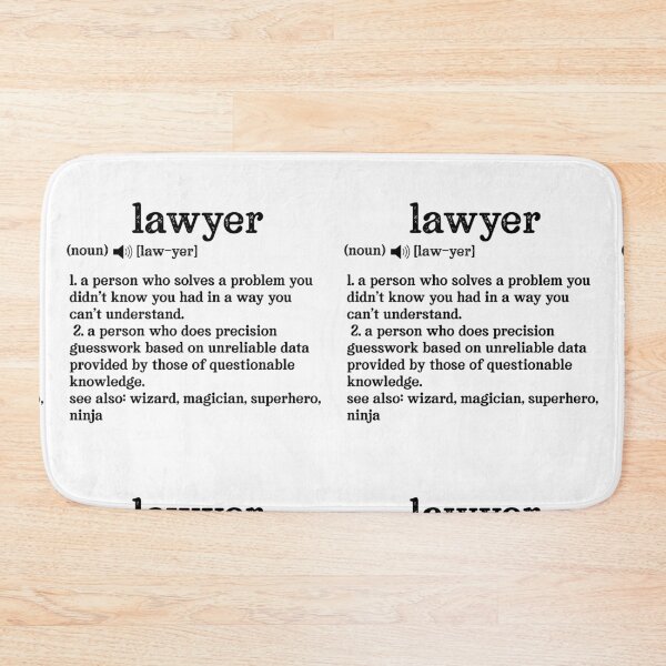 Item preview, Lawyer Definition; See also: Wizard, Magician, Superhero, Ninja designed and sold by TeesYouWant.