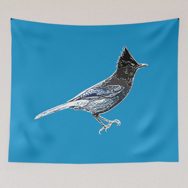 Item preview,  Steller's Jay White Alternate Print  designed and sold by designsasstultd.