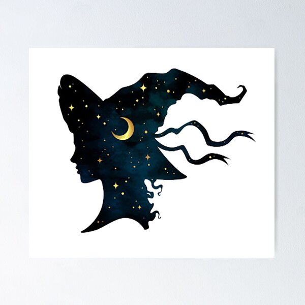 Item preview, Witch silhouette designed and sold by OtterFactory.