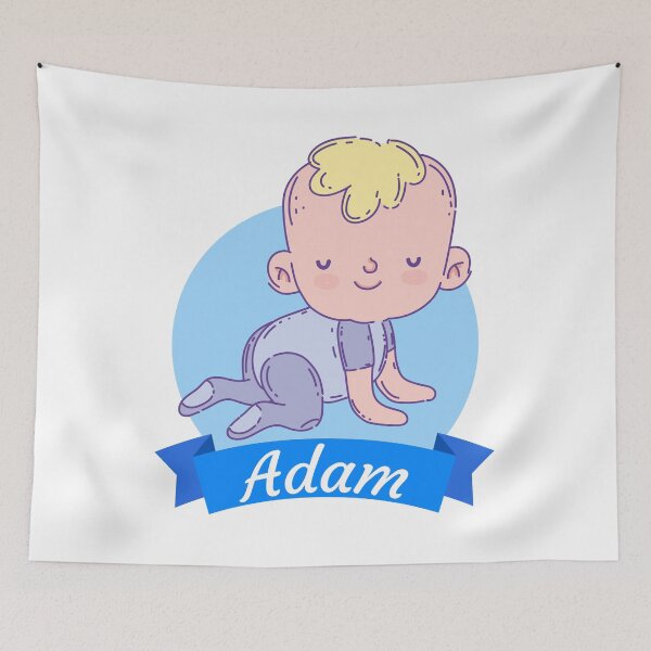 Item preview, Adam Boy names for babies designed and sold by Piztees.